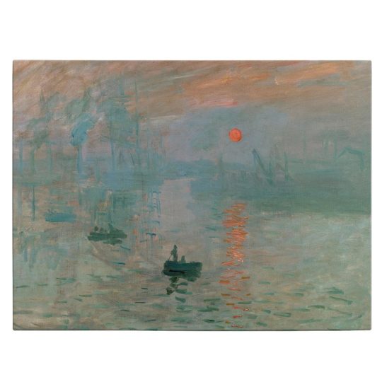 Tablou pictura Impresie Rasarit de Claude Monet 2122 front - Afis Poster Tablou pictura Impresie Rasarit de Claude Monet pentru living casa birou bucatarie livrare in 24 ore la cel mai bun pret.