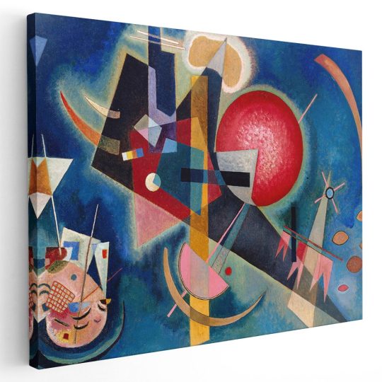 Tablou pictura In albastru de Kandinsky 2074 - Afis Poster Tablou pictura Compozitie de Wassily Kandinsky pentru living casa birou bucatarie livrare in 24 ore la cel mai bun pret.