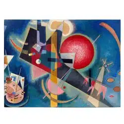 Tablou pictura In albastru de Kandinsky 2074 front - Afis Poster Tablou pictura Compozitie de Wassily Kandinsky pentru living casa birou bucatarie livrare in 24 ore la cel mai bun pret.