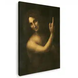 Tablou pictura Ioan Botezatorul de Leonardo da Vinci 2022 - Afis Poster Tablou pictura Ioan Botezatorul de Leonardo da Vinci pentru living casa birou bucatarie livrare in 24 ore la cel mai bun pret.