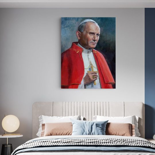 Tablou pictura Papa Ioan Paul al II lea 2147 dormitor - Afis Poster Tablou pictura Papa Ioan Paul al II-lea pentru living casa birou bucatarie livrare in 24 ore la cel mai bun pret.