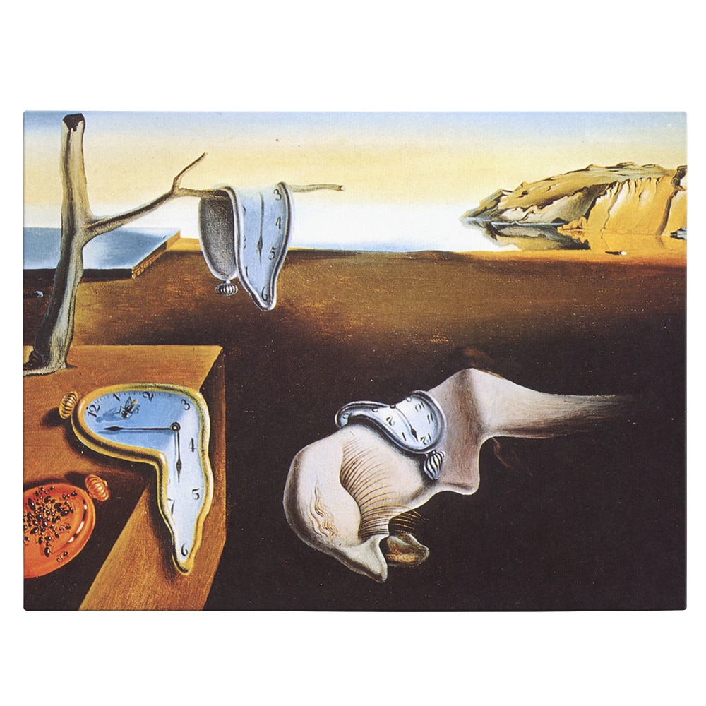 Tablou pictura Persistenta Memoriei de Salvador Dali 1933 - Material produs:: Poster pe hartie FARA RAMA, Dimensiunea:: 60x90 cm