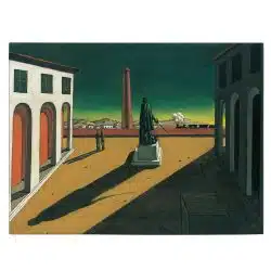 Tablou pictura Piata de Giorgio de Chirico 2149 front - Afis Poster Tablou pictura Piata de Giorgio de Chirico pentru living casa birou bucatarie livrare in 24 ore la cel mai bun pret.