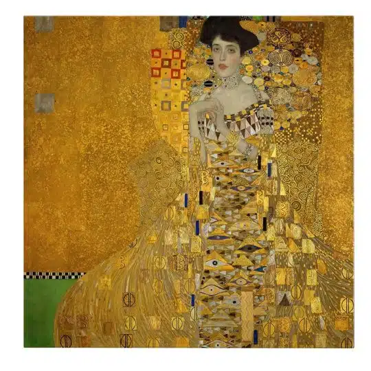 Tablou pictura Portretul Adelei Bloch Bauer de Gustav Klimt 2005 frontal - Afis Poster Tablou pictura Portretul Adelei Bloch-Bauer de Gustav Klimt pentru living casa birou bucatarie livrare in 24 ore la cel mai bun pret.