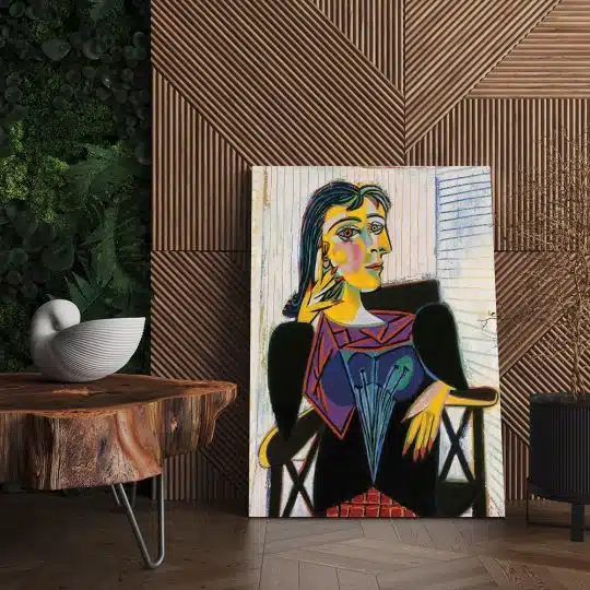 Tablou pictura Portretul Dorei Maar de Pablo Picasso 2024 living - Afis Poster Tablou pictura Portretul Dorei Maar de Pablo Picasso pentru living casa birou bucatarie livrare in 24 ore la cel mai bun pret.