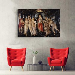 Tablou pictura Primavara de Botticelli 2153 hol - Afis Poster Tablou pictura Primavara de Botticelli pentru living casa birou bucatarie livrare in 24 ore la cel mai bun pret.