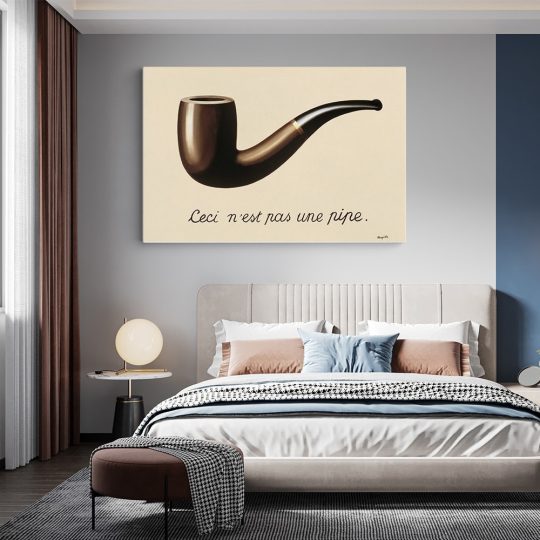 Tablou pictura Tradarea Imaginilor de Rene Magritte1 maro 1573 dormitor - Afis Poster pictura Tradarea Imaginilor de Rene Magritte maro pentru living casa birou bucatarie livrare in 24 ore la cel mai bun pret.