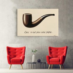 Tablou pictura Tradarea Imaginilor de Rene Magritte1 maro 1573 hol - Afis Poster pictura Tradarea Imaginilor de Rene Magritte maro pentru living casa birou bucatarie livrare in 24 ore la cel mai bun pret.