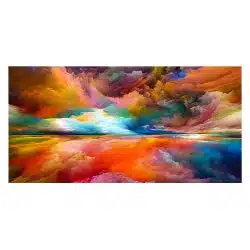 Tablou pictura abstracta apus multicolor 1843 front - Afis Poster Tablou pictura abstracta apus multicolor pentru living casa birou bucatarie livrare in 24 ore la cel mai bun pret.