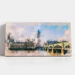 Tablou pictura acuarela turnul Big Ben Londra maro 1851 detalii tablou - Afis Poster Tablou pictura acuarela turnul Big Ben Londra maro pentru living casa birou bucatarie livrare in 24 ore la cel mai bun pret.