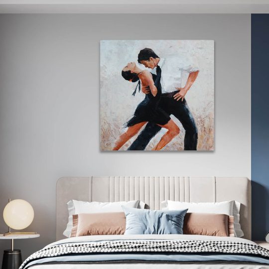 Tablou pictura cuplu dansatori tango negru alb 1406 camera 1 - Afis Poster pictura cuplu dansatori tango negru alb pentru living casa birou bucatarie livrare in 24 ore la cel mai bun pret.