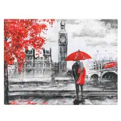 Tablou pictura cuplu indragostiti Big Ben Londra 4299 front