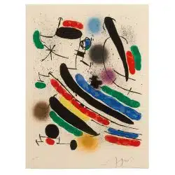 Tablou pictura forme abstracte de Joan Miro 2065 front - Afis Poster Tablou pictura forme abstracte de Joan Miro pentru living casa birou bucatarie livrare in 24 ore la cel mai bun pret.