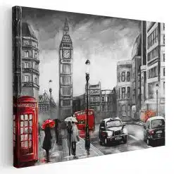 Tablou pictura peisaj urban Big Ben Londra 4297