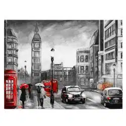 Tablou pictura peisaj urban Big Ben Londra 4297 front