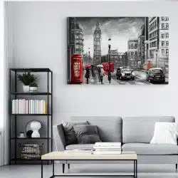 Tablou pictura peisaj urban Big Ben Londra 4297 living modern 4