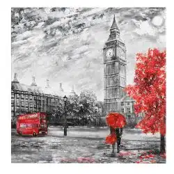 Tablou pictura peisaj urban Big Ben Londra 4301 front