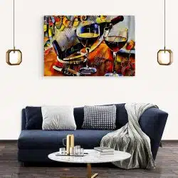 Tablou pictura sticla pahare vin stil cubism multicolor 1969 living modern 2 - Afis Poster Tablou pictura sticla pahare vin stil cubism multicolor pentru living casa birou bucatarie livrare in 24 ore la cel mai bun pret.