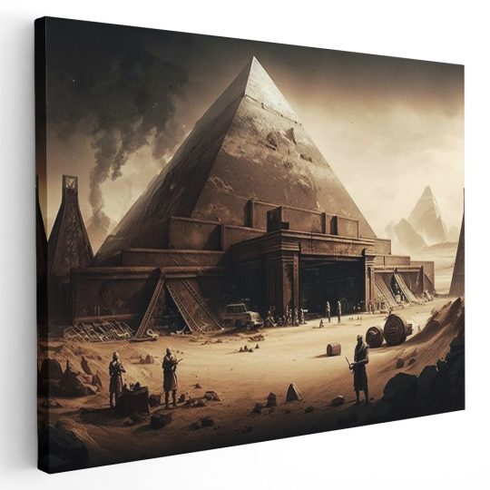 Tablou piramida creata prin inteligenta artificiala maro 1458 - Afis Poster tablou piramida creata prin inteligenta artificiala pentru living casa birou bucatarie livrare in 24 ore la cel mai bun pret.