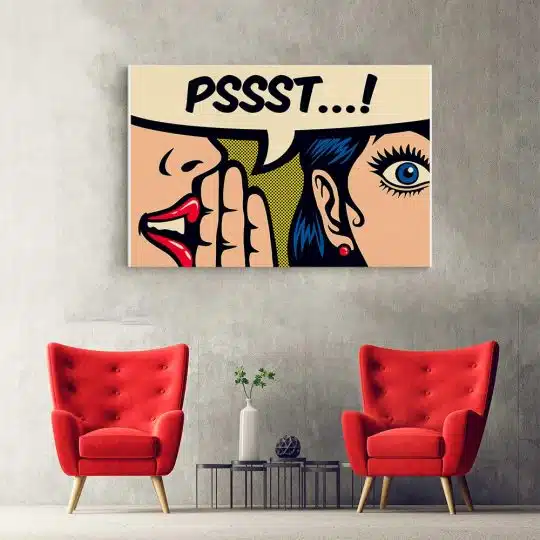 Tablou pop art femei impartasind zvonuri crem 1948 hol - Afis Poster Tablou pop art femei impartasind zvonuri crem pentru living casa birou bucatarie livrare in 24 ore la cel mai bun pret.