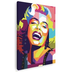 Tablou portret Marilyn Monroe WPAP pop art multicolor 1384 - Afis Poster tablou Marilyn Monroe pentru living casa birou bucatarie livrare in 24 ore la cel mai bun pret.
