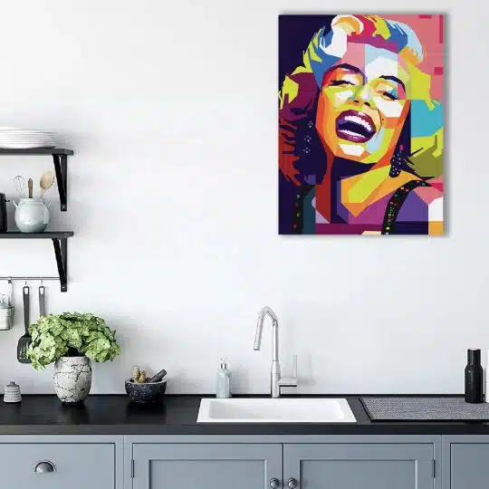 Tablou portret Marilyn Monroe WPAP pop art multicolor 1384 bucatarie - Afis Poster tablou Marilyn Monroe pentru living casa birou bucatarie livrare in 24 ore la cel mai bun pret.