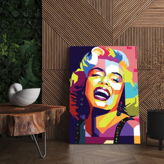 Tablou portret Marilyn Monroe WPAP pop art multicolor 1384 living - Afis Poster tablou Marilyn Monroe pentru living casa birou bucatarie livrare in 24 ore la cel mai bun pret.