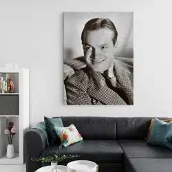 Tablou portret actor Bob Hope alb negru 1503 living 2 - Afis Poster Tablou Bob Hope actor alb negru pentru living casa birou bucatarie livrare in 24 ore la cel mai bun pret.