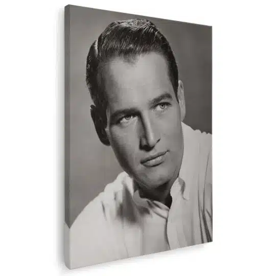 Tablou portret actor Paul Newman alb negru 1511 - Afis Poster Tablou vintage Paul Newman actori celebri pentru living casa birou bucatarie livrare in 24 ore la cel mai bun pret.