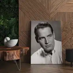 Tablou portret actor Paul Newman alb negru 1511 living - Afis Poster Tablou vintage Paul Newman actori celebri pentru living casa birou bucatarie livrare in 24 ore la cel mai bun pret.