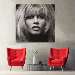 Tablou portret actrita Brigitte Bardot alb negru 1509 hol - Afis Poster Brigitte Bardot actrita alb negru pentru living casa birou bucatarie livrare in 24 ore la cel mai bun pret.