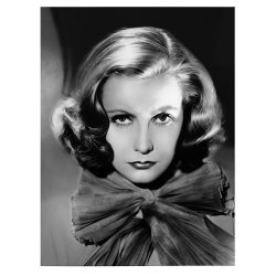 Tablou portret actrita Greta Garbo alb negru 1517 front - Afis Poster tablou Greta Garbo actrita pentru living casa birou bucatarie livrare in 24 ore la cel mai bun pret.