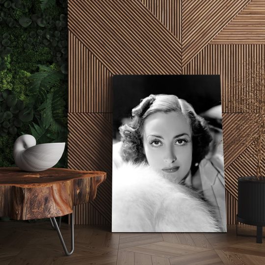 Tablou portret actrita Joan Crawford alb negru 1505 living - Afis Poster tablou cu Joan Crawford actrite celebre pentru living casa birou bucatarie livrare in 24 ore la cel mai bun pret.