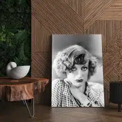 Tablou portret actrita Joan Crawford alb negru 1506 living - Afis Poster Tablou Joan Crawford actrite celebre pentru living casa birou bucatarie livrare in 24 ore la cel mai bun pret.