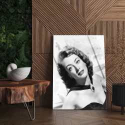 Tablou portret actrita Joan Crawford alb negru 1507 living - Afis Poster Joan Crawford actrita alb negru pentru living casa birou bucatarie livrare in 24 ore la cel mai bun pret.