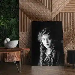 Tablou portret actrita Mary Pickford alb negru 1521 living - Afis Poster Tablou Mary Pickford actrita pentru living casa birou bucatarie livrare in 24 ore la cel mai bun pret.