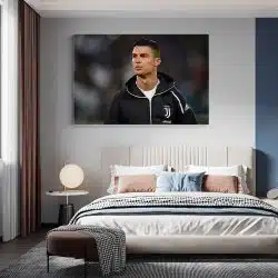 Tablou portret fotbalist Cristiano Ronaldo negru 1564 dormitor - Afis Poster Tablou Cristiano Ronaldo fotbalist poster pentru living casa birou bucatarie livrare in 24 ore la cel mai bun pret.