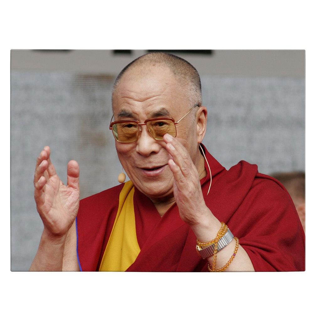 Tablou Dalai Lama lider spiritual tibetan 1562 - Material produs:: Poster pe hartie FARA RAMA, Dimensiunea:: 70x100 cm