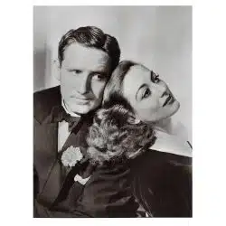 Tablou portrete actori Spencer Tracy si Joan Crawford negru 1500 front - Afis Poster Spencer Tracy si Joan Crawford actori alb negru pentru living casa birou bucatarie livrare in 24 ore la cel mai bun pret.