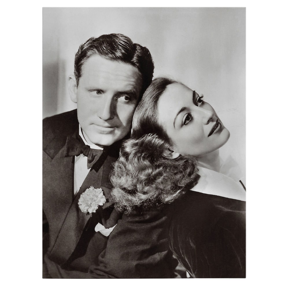 Tablou Spencer Tracy si Joan Crawford, actori, alb, negru 1500 - Material produs:: Poster pe hartie FARA RAMA, Dimensiunea:: 80x120 cm