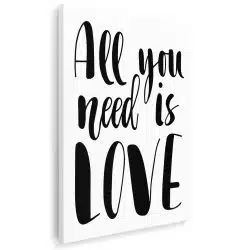 Tablou poster All You Need is Love 4423