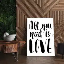 Tablou poster All You Need is Love 4423 living