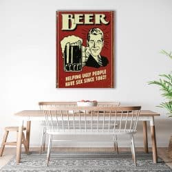 Tablou poster Beer vintage 3963 bucatarie1
