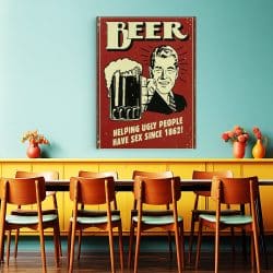 Tablou poster Beer vintage 3963 restaurant
