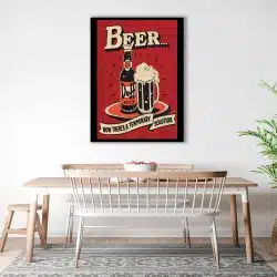 Tablou poster Beer vintage 3966 bucatarie1