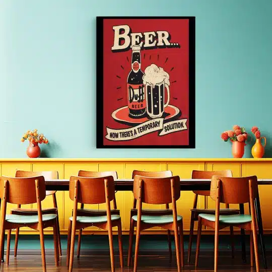 Tablou poster Beer vintage 3966 restaurant