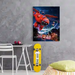 Tablou poster Big Hero 6 desene animate 4666 camera adolescent