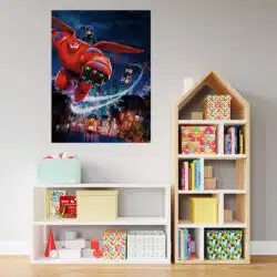 Tablou poster Big Hero 6 desene animate 4666 camera copii