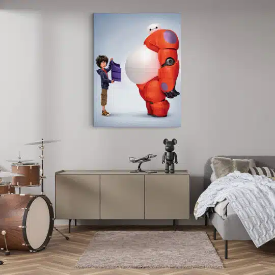 Tablou poster Big Hero 6 desene animate 4667 camera moderna adolescent