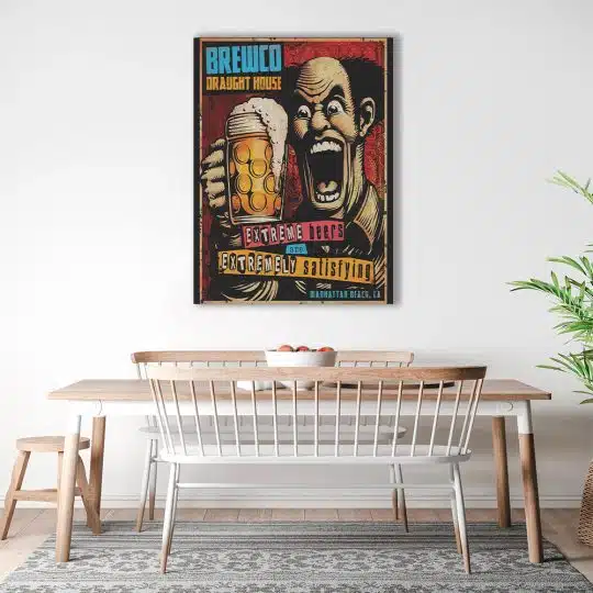 Tablou poster Brewco vintage 4131 bucatarie1